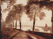 Joseph Mallord William Turner Mortlake Terrace, der Wohnsitz von W. Sliam Moffat, Sommerarbend oil